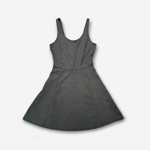 brown denim dress h&m Women's Beige Denim Maxi Dress